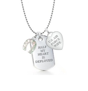 Air Force Wife Dog Tag HS