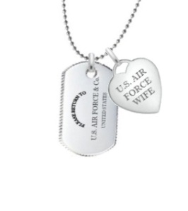 Air Force Wife Dog Tag Rtn