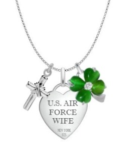Air Force Wife Necklace CLOCX