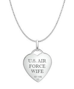 Air Force Wife Necklace