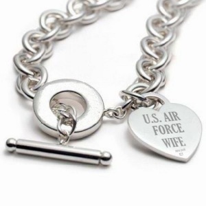 Air Force Wife Toggle Bracelet